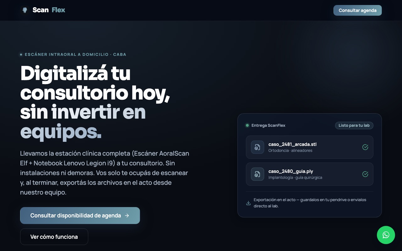 Captura de ScanFlex